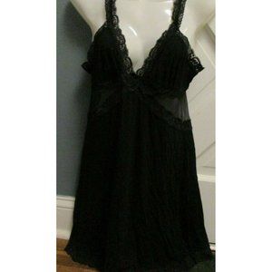 Adore Me Women's Primrose Slip Black Size Small New !!!